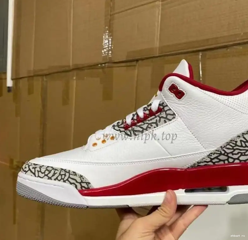 God Cardinal retro to air materials Pk ready 3 jordan ship Red retail 0527